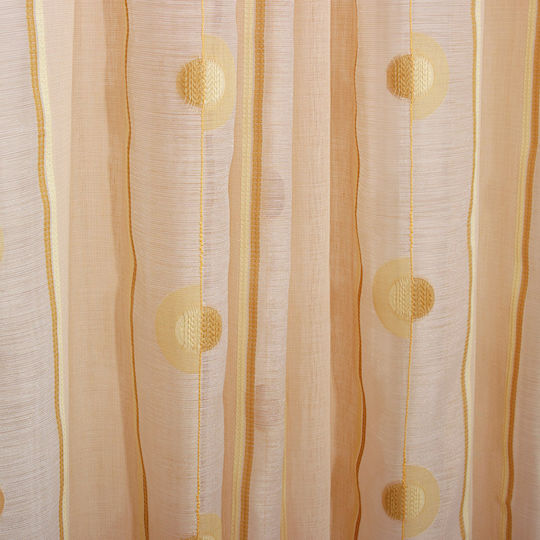 Viopros Vorhang mit Bleistiftfalten Ecru 280x270cm
