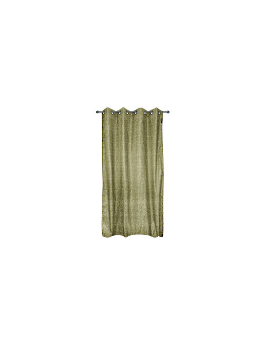 Pierre Cardin Curtain with Grommet Sanzan Brown - Gold 140x270cm