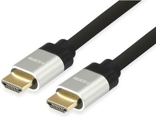 Equip HDMI 2.0 Premium High Speed 4K 60Hz HDR Cable HDMI male - HDMI male 7.5m Μαύρο