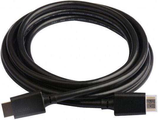 Techly HDMI 2.1 Ultra High Speed 48Gbps 4K 120Hz HDR VRR Cable HDMI male - HDMI male 2m Μαύρο