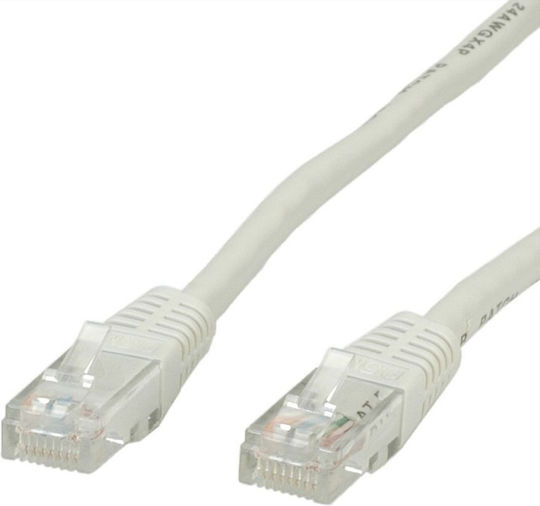 Roline U/UTP Cat.5e (Gigabit) Καλώδιο Δικτύου Ethernet 5m Γκρι