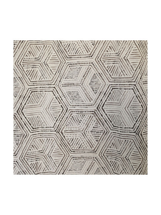 Decocraft Perdea Cu Coafură Geometrică Gri 140x260cm