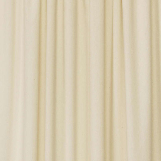 Decocraft Curtain With Basic Pencil Pleat Ecru 140x270cm