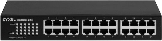 Zyxel GS-1100-24E Unmanaged L2 Switch with 24 Gigabit (1Gbps) Ethernet Ports