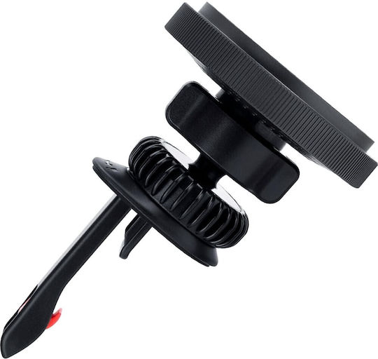 3MK Car Mobile Mount with Magnet and Wireless Charging Black