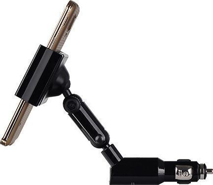 Thermaltake Cigar Clip Universal & Car Charger Mount Holder Βάση Κινητού Αυτοκινήτου με Ρυθμιζόμενα Άγκιστρα και Ασύρματη Φόρτιση Καφέ