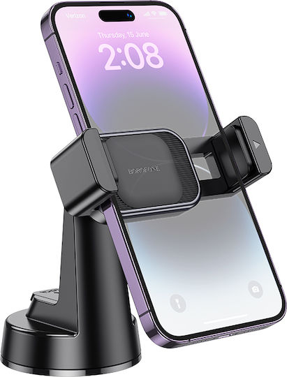 Borofone Car Mobile Mount 4.7" - 7" with Adjustable Hooks Black