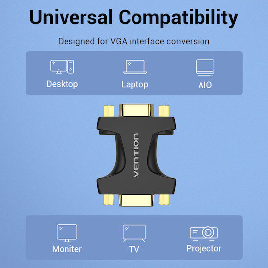 Vention DDGB0 Конвертор VGA женски към VGA женски