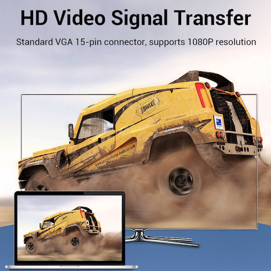 Vention DDGB0 Конвертор VGA женски към VGA женски