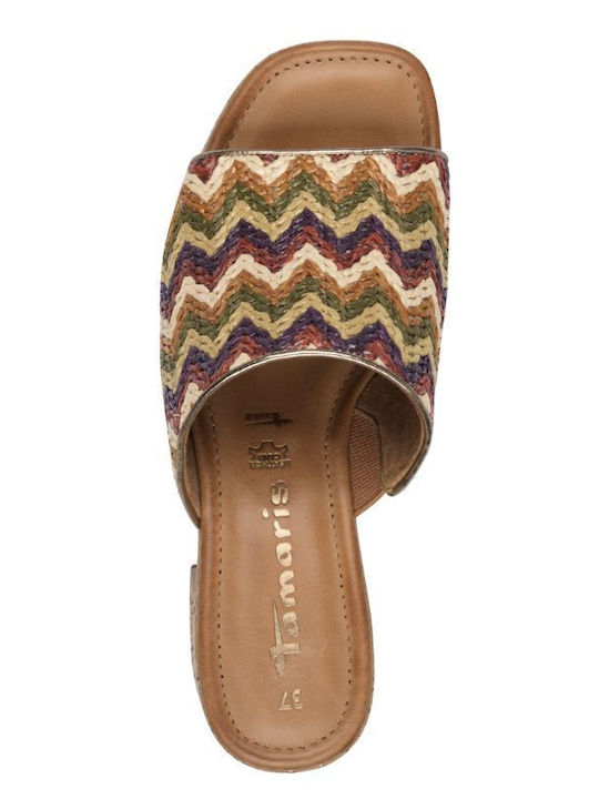 Mules with Chunky High Heel