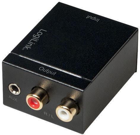 LogiLink Konverter 3.5mm / Toslink weiblich zu RCA weiblich 1Stück CA0101