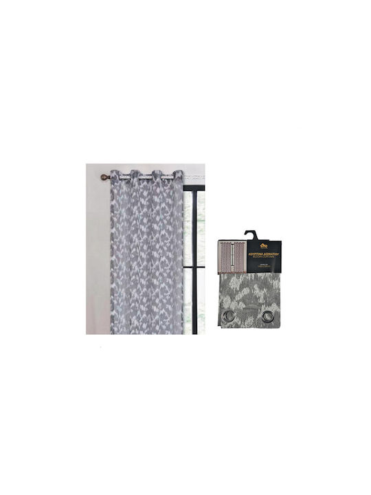 TnS Gray Curtain with Grommets 140x250cm