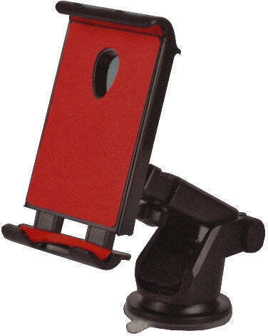 Phone Car Holder Car Mobile Mount with Adjustable Hooks Red