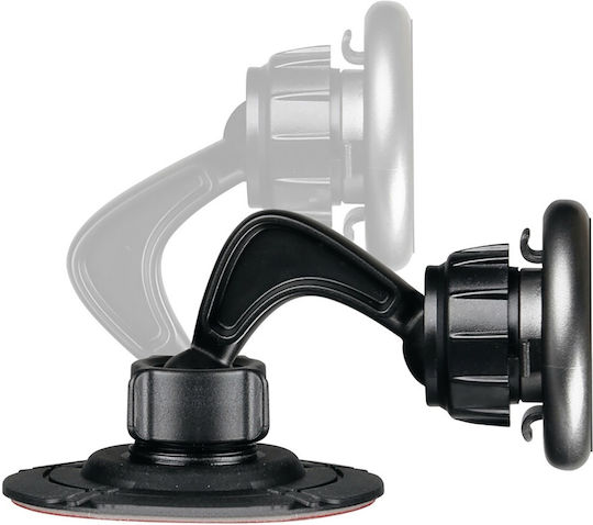 Lampa Magneto Stick Βάση Κινητού Αυτοκινήτου με Μαγνήτη Ασημί