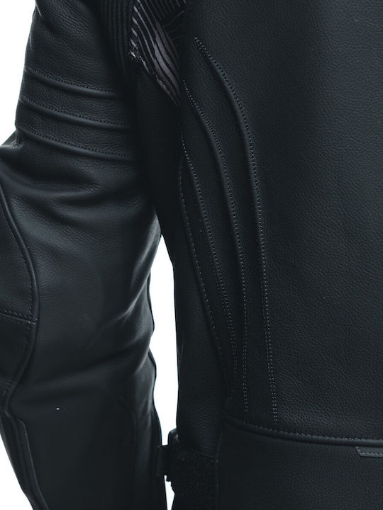 Dainese Avro 5 Winter Men's Motorcycle Jacket Leather Black / Anthracite