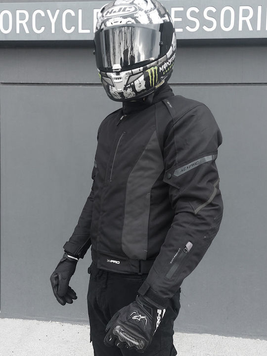 AGVpro X-Pro Men's Motorcycle Jacket 4 Seasons Waterproof Black