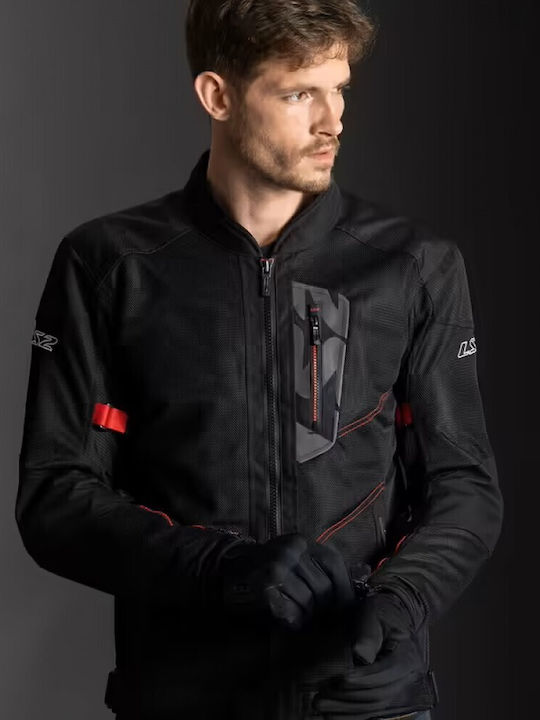 LS2 Alba Summer Men's Motorcycle Jacket Black