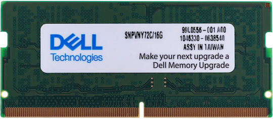 Dell DDR5 με Module 1x16GB και Ταχύτητα 4800 για Laptop