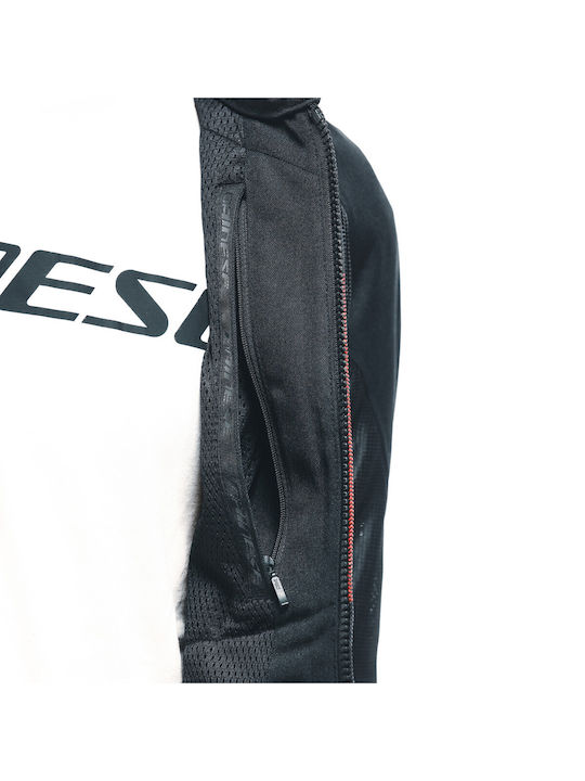 Dainese Herosphere Air Tex Men's Motorcycle Jacket 4 Seasons Black/Red Diamond