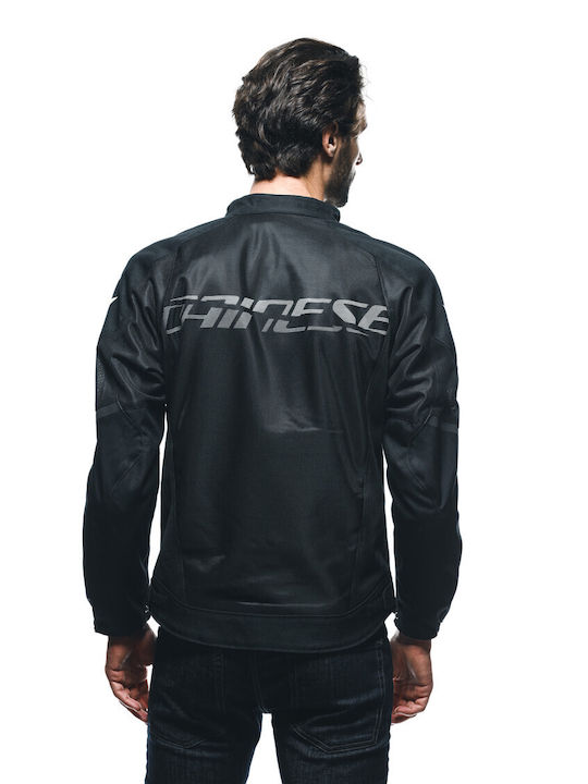 Dainese Herosphere Air Tex Men's Motorcycle Jacket 4 Seasons Black/White Diamond