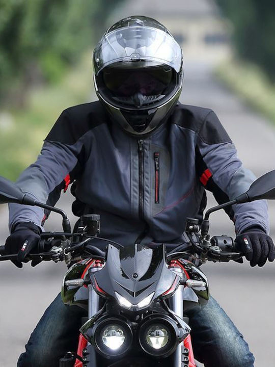 LS2 Alba Summer Men's Motorcycle Jacket Gray