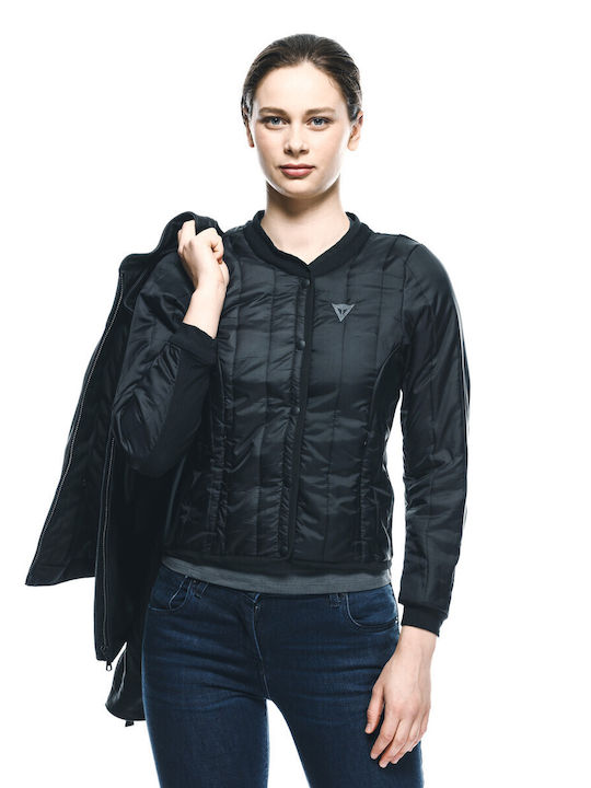 Dainese Itinere Γυναικείο Μπουφάν Μηχανής Δερμάτινο 4 Εποχών Μαύρο