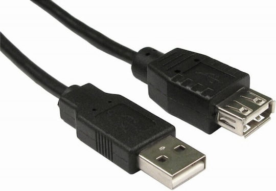 EFB USB 2.0 Cable USB-A male - USB-A female Μαύρο 0.5m K5428SW.0