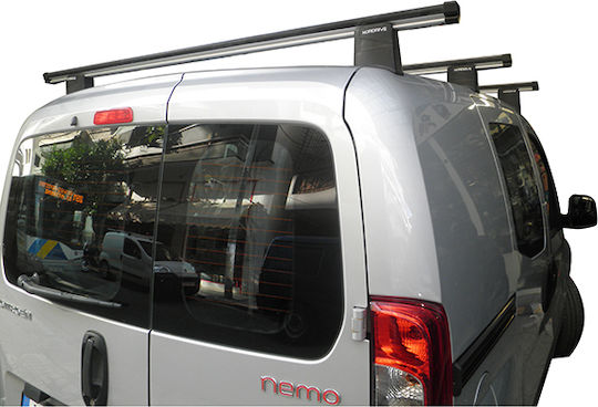 Nordrive Dachstangen Aluminium für Citroen Nemo (mit Dachträgerfüßen)
