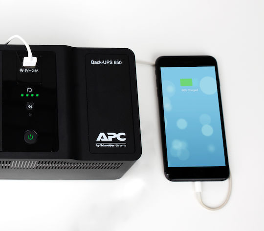 APC BE650G2-GR UPS Line-Interactive 650VA 400W with 8 Schuko Outlets