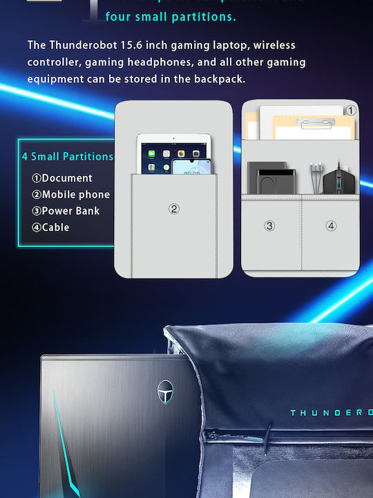 Thunderobot Tasche Rucksack für Laptop 15.6"