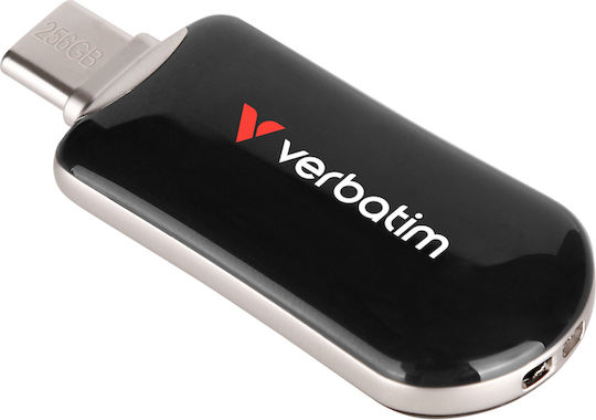 Verbatim 256GB USB 3.2 Stick with connection USB-C Black