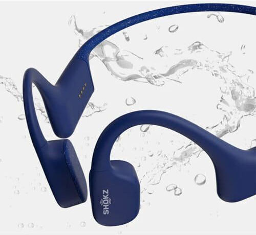 Shokz OpenSwim S700BL Wired On Ear Headphones with Radio Blue