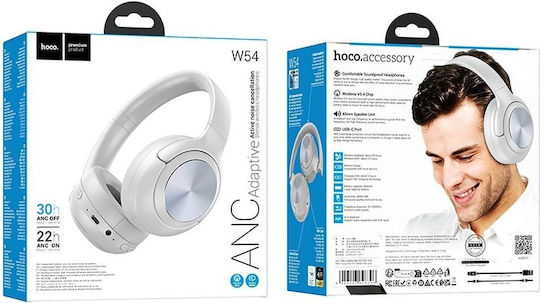 Hoco W54 Căști Audio Over Ear Wireless / Cu Fir Cu 30 Ore Autonomie Gri