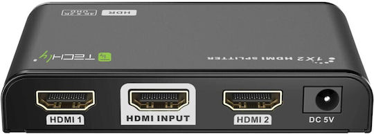 Techly Splitter IDATA HDMI2-4K2HDR