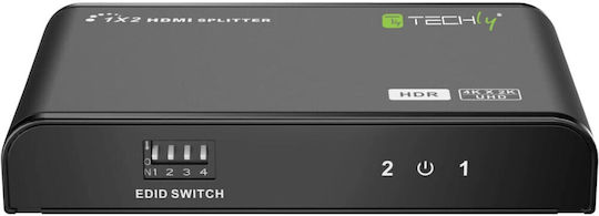 Techly Splitter IDATA HDMI2-4K2HDR