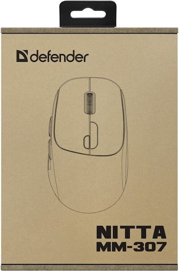 Defender Nitta MM-307 Безжичен Мишка Бял