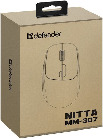 Defender Nitta MM-307 Безжичен Мишка Бял