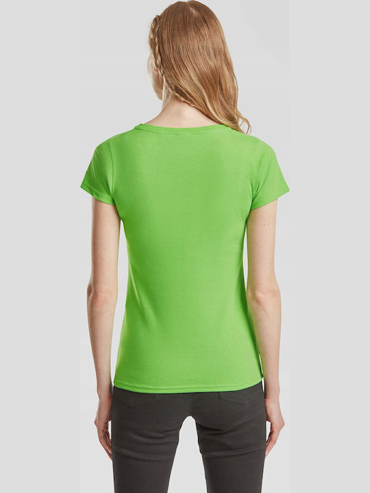 Fruit of the Loom Valueweight Γυναικείο Διαφημιστικό T-shirt Κοντομάνικο σε Χρώμα