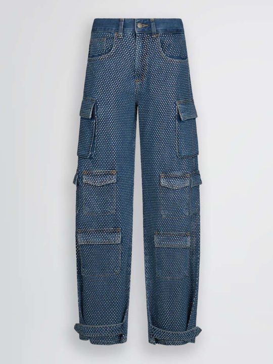 Hoch tailliert Damenjeans Denim