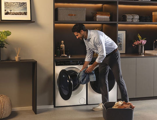 Haier Πλυντήριο Ρούχων 8kg με Τεχνολογία Ατμού 1400 Στροφών Smart Dual Spray HW80-B14959U1
