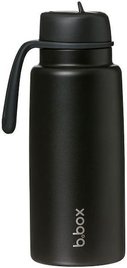 B.Box Μπουκάλι Θερμός Ανοξείδωτο 1lt Straw με Καλαμάκι