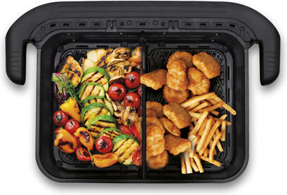 Izzy Air Fryer with Double Detachable Bucket 11lt Black IZ-8260