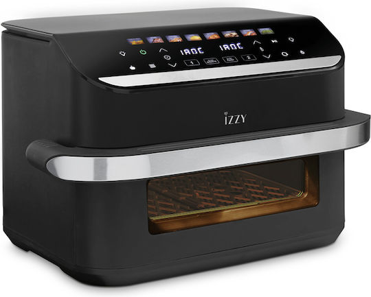 Izzy Air Fryer with Double Detachable Bucket 11lt Black IZ-8260