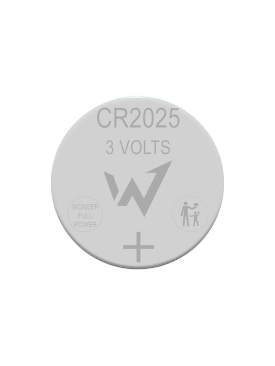 Wonder Μπαταρίες Λιθίου Ρολογιών CR2025 3V 5τμχ