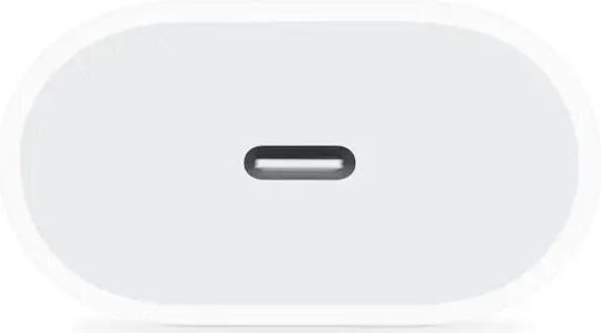 Apple Зарядно без кабел с USB-C порт 20W Бял (Power Adapter A2940)