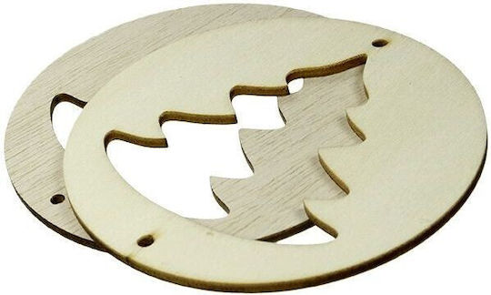 Titanum Holz Bäume 6Stück (Verschiedene Designs)
