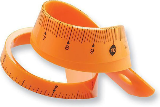 Tetis Χάρακας 20cm Πορτοκαλί