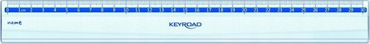 Keyroad Σετ 24 Χάρακες Πλαστικοί Διάφανοι