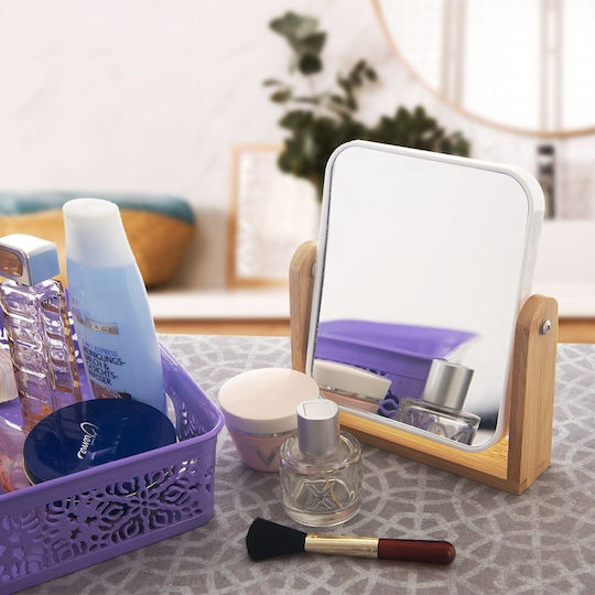 Orion Makeup Mirror Tabletop 18x20cm White