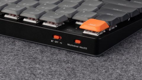 Keychron K5 V2 K5X-B4 Wireless Gaming Mechanical Keyboard with Keychron Banana switches and RGB lighting (English US)